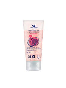 Cosnature organic face exfoliator enriched with pink pomelo in a plastic packaging of 75ml