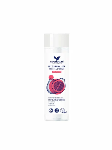 Cosnature micellar water - pinjk pomelo in a white plastic packaging of 250ml