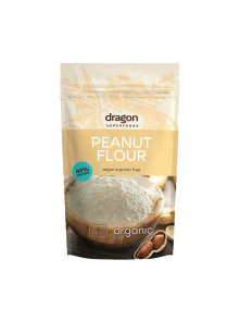 Dragon Superfoods organic peanut flour in a packaging of 200g