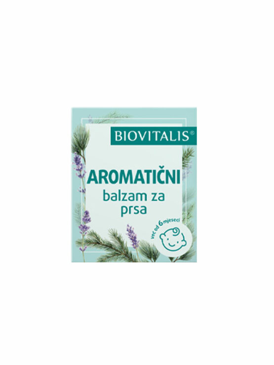 Biovitalis aromatic chest rub in a tin packaging of 50ml