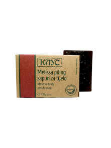 KMT Bio cosmetics anti-age exfoliating soap bar of 100g in a cardboard packaging