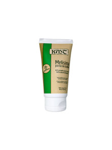 KMT Bio Cosmetics lemon balm flavoured natural toothpaste in a plastic tube of 75ml