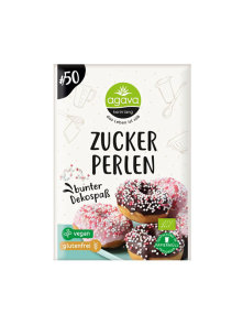 Sugar Pearl Sprinkles Gluten Free - Organic 70g Agava Karin Lang