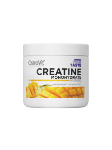 Ostrovit mango flavoured creatine monohydrate in a plastic container of 300g