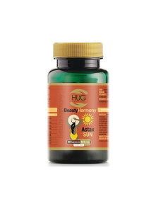 Hug Your Life beauty harmony astax sun in a packaging containing 30 capsules
