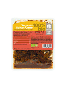 Tofutown organic seitan curry in a packaging of 200g