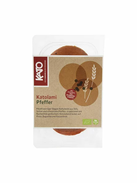 Vegan Paprika Salami Katolami - Organic 100g Kato