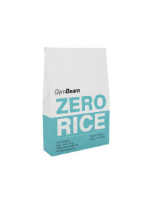 GymBeam organic ZERO rice pasta in a cardboard packaging of 385g