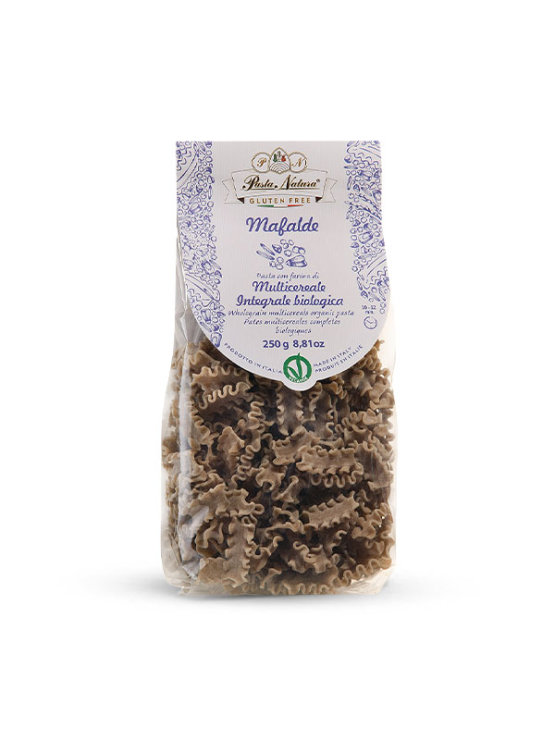 Pasta Natura multigrain mafalda pasta. Gluten free and organic 250g.