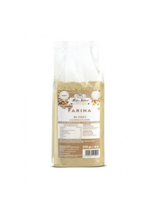 Pasta Natura gluten free and organic chickpea flour in a transparent packaging of 500g