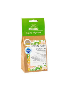 Agristar calendula flower tea in a brown paper bar packaging of 30g