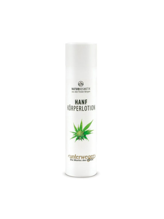 Unterweger body lotion with hemp in a packaging of 250ml