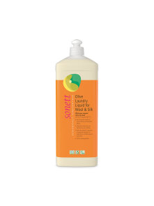 Sonett laundry liquid for wool and silk enriched with olive scent in a bottle of 1l