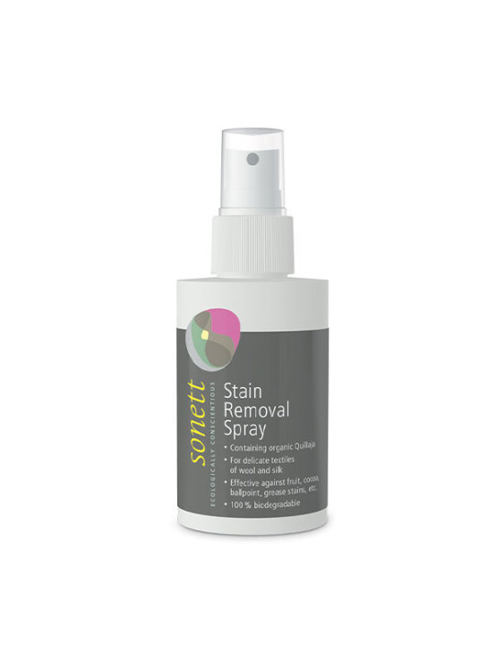 Sonett stain removal spray in a spray bottle of 100ml