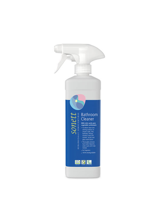 Sonett bathroom cleaner in a spray bottle of 500ml