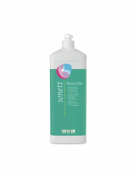 Sonett limescale remover in a white bottle of 1000ml