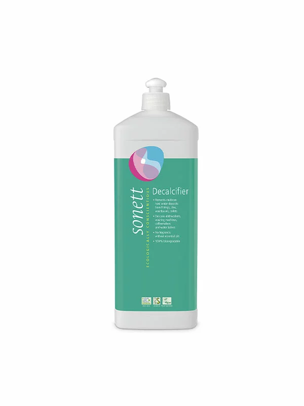 Sonett limescale remover in a white bottle of 1000ml