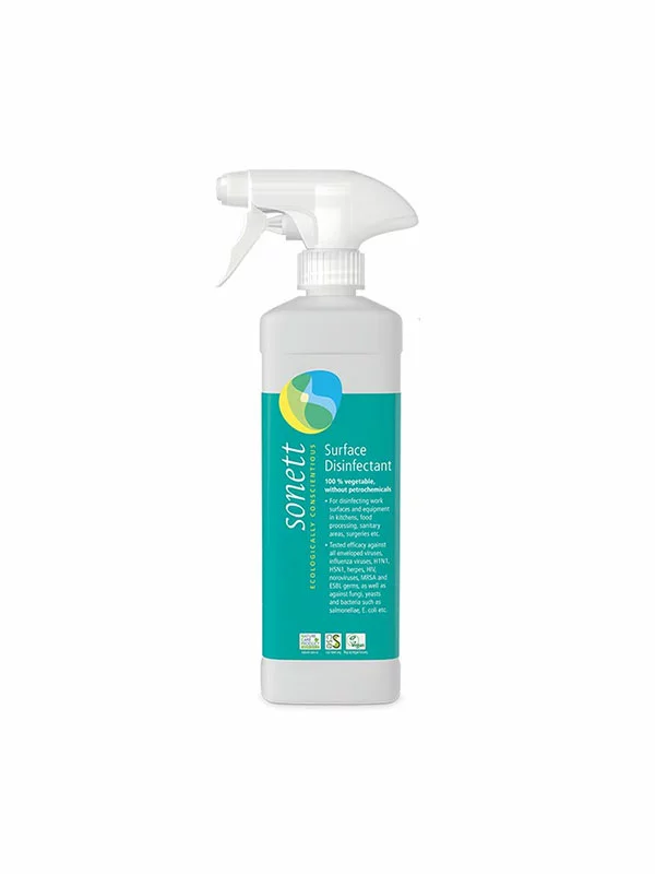 Sonett surface disinfectant sage and lavender in a spray bottle of 500ml