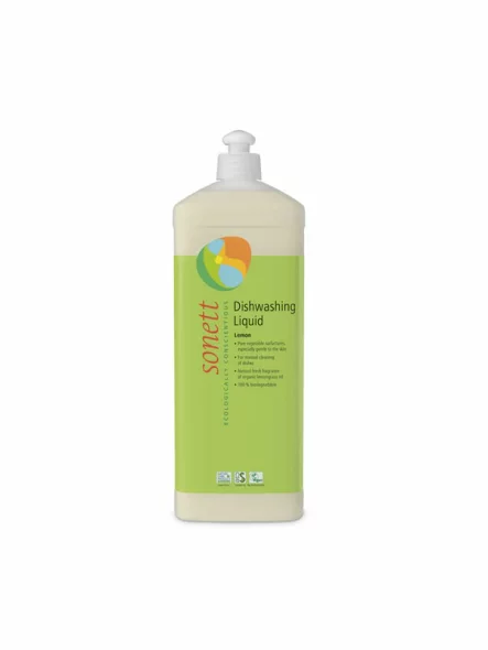 Sonett dishwashing liquid lemon in a plastic bottle of 1000ml