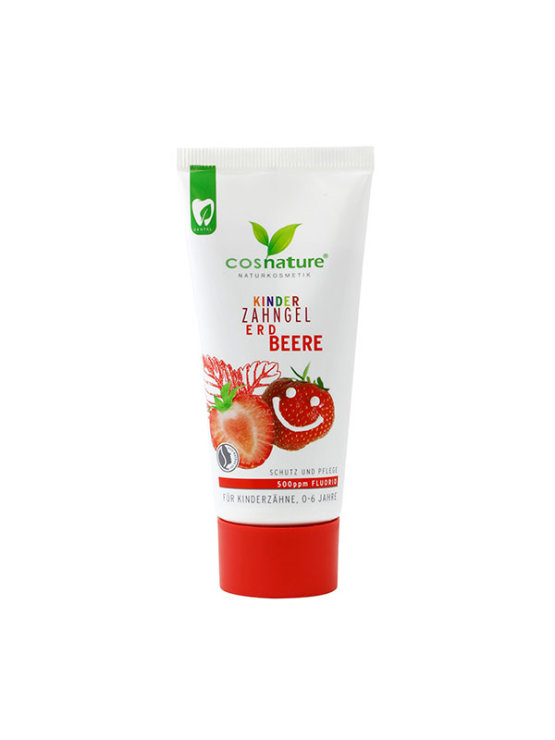 Cosnature kids toothpaste with strawberry in a 60ml packaging