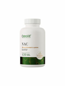 Ostrovit NAC in a white plastic packaging containing 120 tablets of 150mg