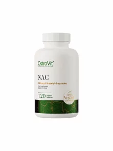 Ostrovit NAC in a white plastic packaging containing 120 tablets of 150mg