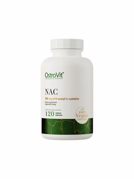 Ostrovit NAC in a white plastic packaging containing 120 tablets of 150mg