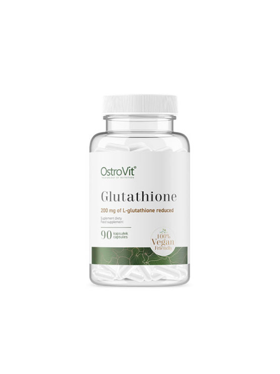 Ostrovit Glutathione in a packaging containing 90 vegan capsules