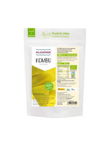 Algamar organic kombu seaweed in a packaging of 100g