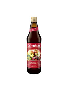 Rabenhorst organic anti-stress juice in a dark glass bottle of 750ml