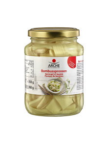 Arche organic bamboo shoots in a glass jar of 350g