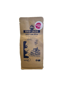 ECO Jazo organic whole grain pancake mix for babies in a paper packaging of 400g