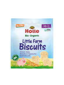 Holle organic little farm biscuits in a bag of 100g
