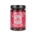 Good Good cherry jam with stevia and no added sugar in a glass jar of 330g
