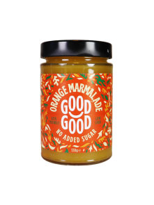 Good Good orange marmalade with stevia in a glass jar of 330g