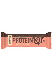 Bombus protein bar with salted caramel in a packaging of 50g