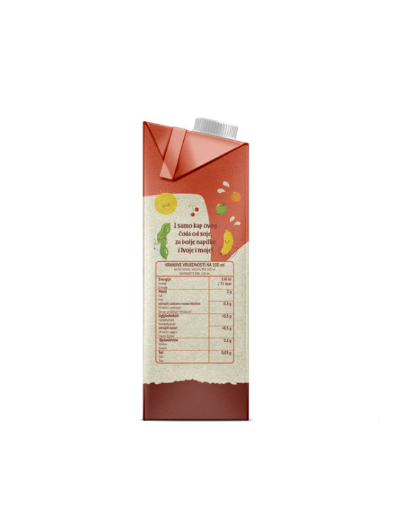 Nutrigold organic sugar-free soy drink in a tetrapak packaging of 1000ml