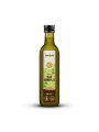 Nutrigold organic cold pressed hemp oil in a dark bottle packaging of 250g