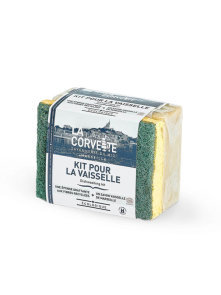 Dishwashing Kit - Scrub Sponge & Soap - La Corvette Marseille