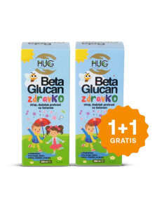 1+1 GRATIS Beta Glucan zdravKO - 2x200ml Hug Your Life