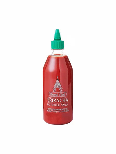 Royal Thai sriracha chilli sauce in a squeeze bottle of 430ml