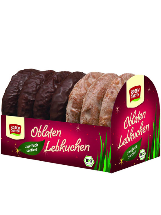 Rosengarten organic gingerbread cookies in a packaging of 200g