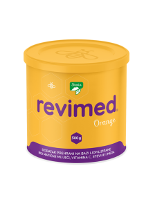 Revimed Lyophilised Royal Jelly Orange - Stevia 500g Organic