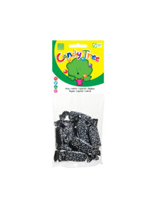 Candy Tree organic liquorice toffee in a transparent packaging of 75g