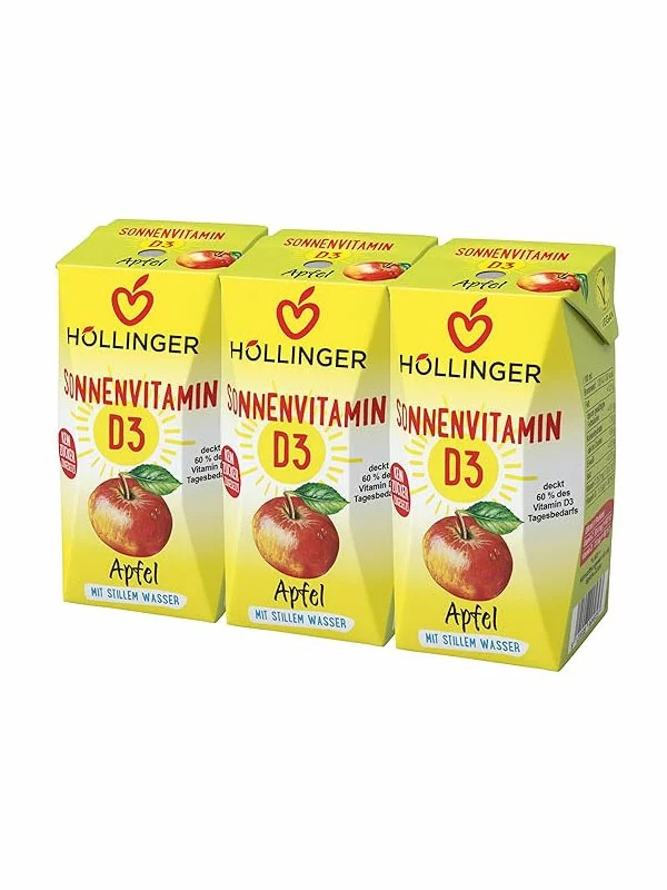 Hollinger organski sok od jabuke u tetrapak ambalaži 3x200ml