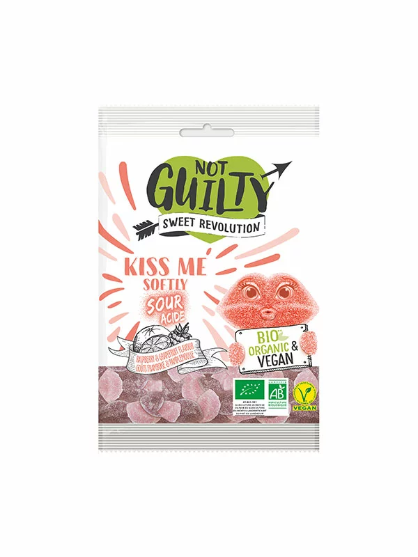 Gumeni bomboni Kiss me u pakiranju od 100g.