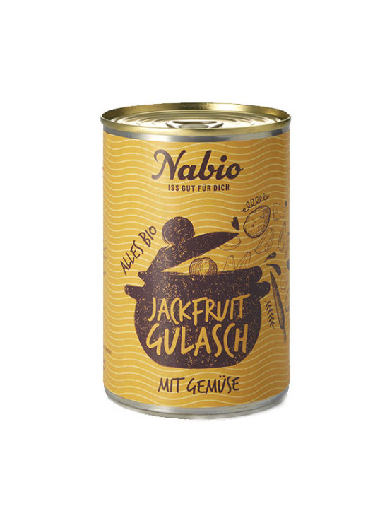 Nabio organic jackfruit stew in a tin packaging of 400g