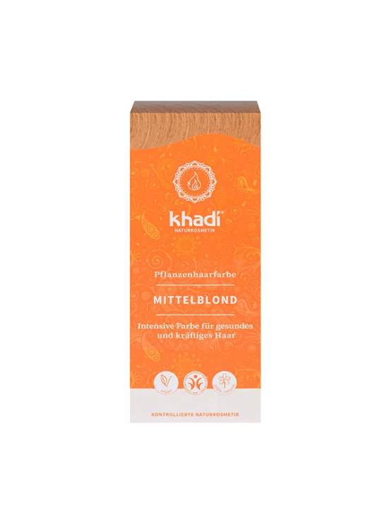 Khadi Natural Hair Colour | Medium Blonde | Healthy Food Factory