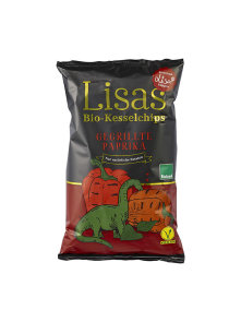 Lisas organic grilled peppers in a bag of 125g