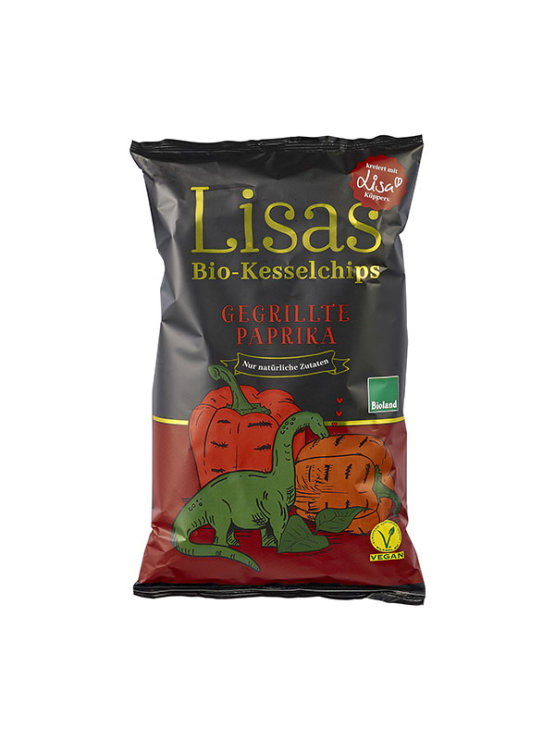 Lisas organic grilled peppers in a bag of 125g